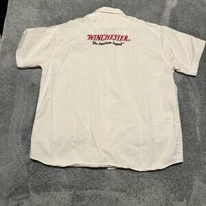 Winchester Shirt Mens XXL Short Sleeve Button Down Padded Shoulder *
